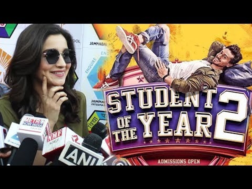 Alia Bhatt की प्रतिक्रिया Tiger Shroff के Student Of The Year 2 मूवी पर