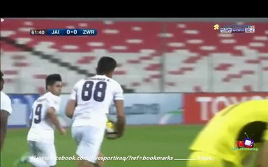 24_4_2018هدف نادي الزوراء   في مرمى نادي الجيش السوري في كاس الاتحاد الاسيوي