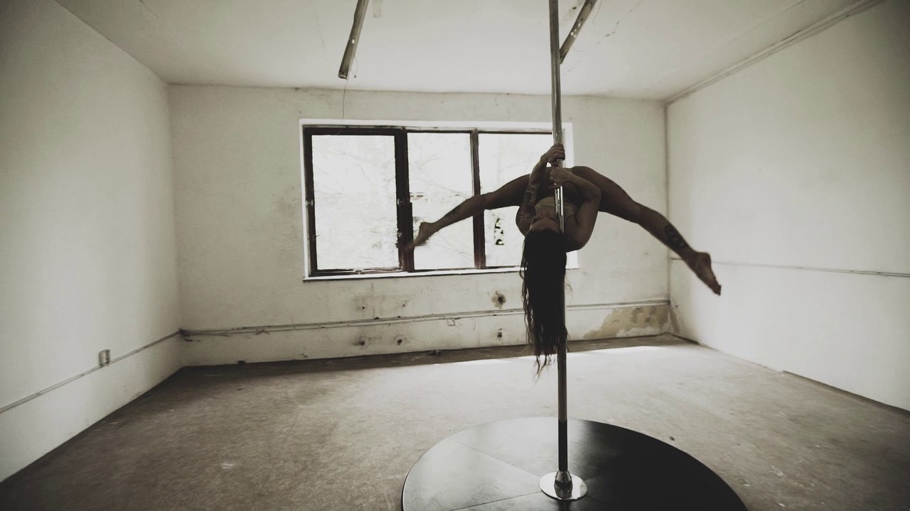 Ghost Girl Pole Dancing - Happy Halloween