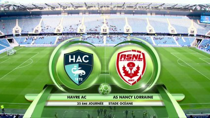 Résumé de HAC - Nancy (3-0) du 24/04/2018