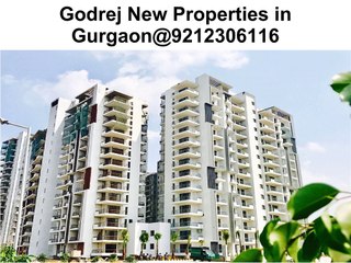 Godrej New Properties in Gurgaon@9212306116