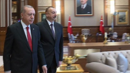 Скачать видео: Cumhurbaşkanı Erdoğan, Azerbaycan Cumhurbaşkanı İlham Aliyev ile görüştü