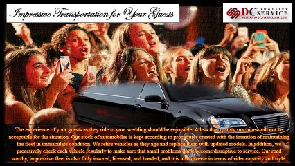 Luxurious Pick Up for Wedding Guests via Wedding Limo Baltimore
