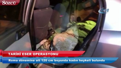 Burdur'da tarihi eser operasyonu