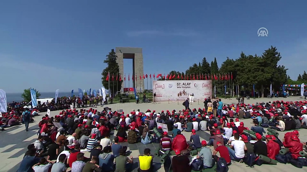 Çanakkale Kara Savaşları'nın 103. yılı - Şehitler Abidesi - Gençlik ve Spor Bakanı Bak (2) - ÇANAKKALE