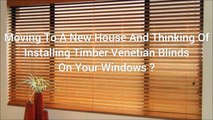 Timber Venetian Blinds - Are They For You?