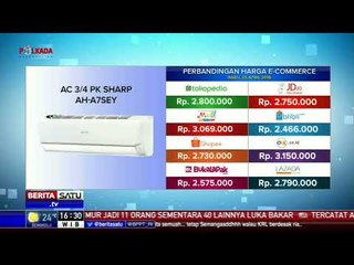 Perbandingan Harga E-Commerce: AC 3/4 PK SHARP AH-A7SEY