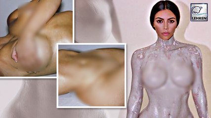 Kim Kardashian Gets Rid Of Her Clothes To Promote New Fragrance