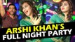 Arshi Khan ने की  Late Night Bigg Boss 11 पार्टी | Vikas,Hiten,Hina,Priyank,Rocky Jaiswal
