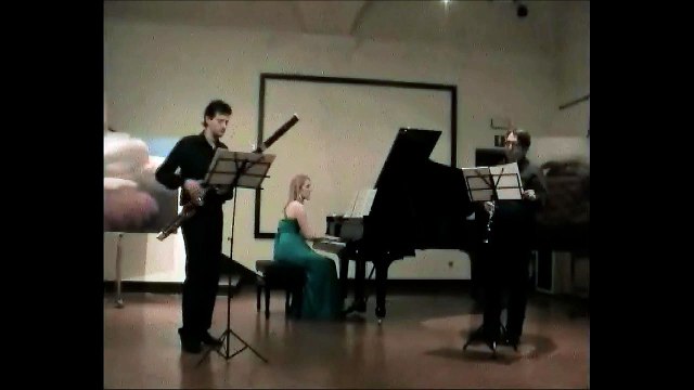 Trio Concertante Introduzione: Adagio, Andante, Allegro Assai - Luca Troiani (clarinetto) Christian Galasso (fagotto) Claudia D'Ippolito (pianoforte)