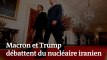 À la Maison Blanche, Macron et Trump débattent du nucléaire iranien