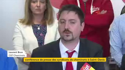 Les syndicats de la SNCF appellent à "un rassemblement le 3 mai à Paris et en régions pour mettre la pression sur le gouvernement", explique Laurent Brun, de la CGT Cheminots