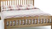Cream Wooden Bed Frame Double Furniture