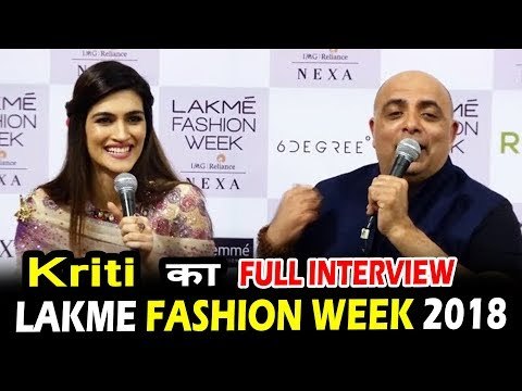 Kriti Sanon का पूरा इंटरव्यू Lakme Fashion Week 2018 पर | LFW 2018 Day 03