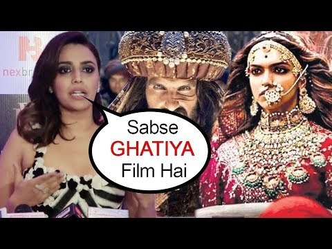 Swara Bhaskar का SHOCKING Reply Padmavat मूवी को लेकर | Open Letter To Sanjay Leela Bhansali
