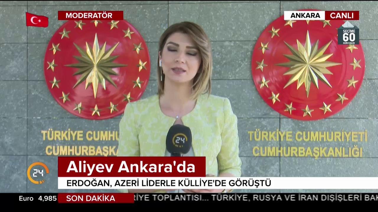 Aliyev Ankara'da