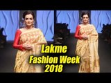 Dia Mirza ने किया Ramp Walk Lakme Fashion Week 2018 पर