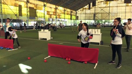 Öğrenciler tekerlek ve kasayla oluşturulan parkurda yarıştı - MUŞ