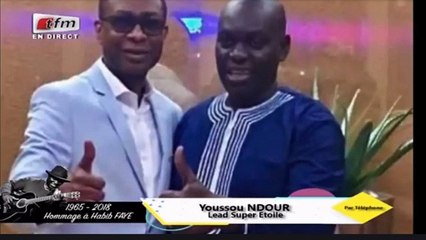 (Vidéo) Décès de Habib Faye: Youssou Ndour pleure en direct...