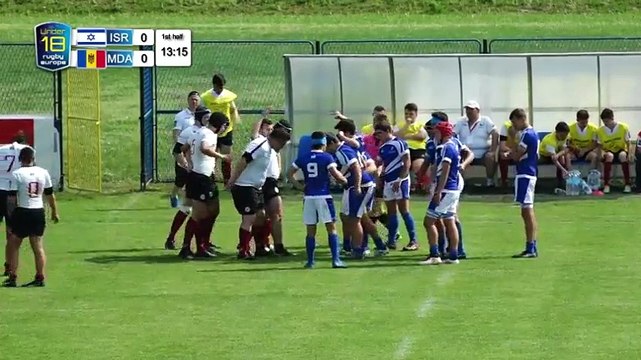 REPLAY ISRAEL / MOLDOVA - RUGBY EUROPE U18 CONFERENCE 2018 - ZAGREB