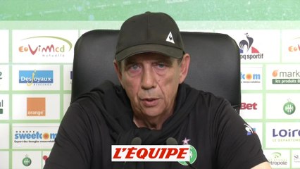 Gasset «On a une équipe joueuse» - Foot - L1 - ASSE