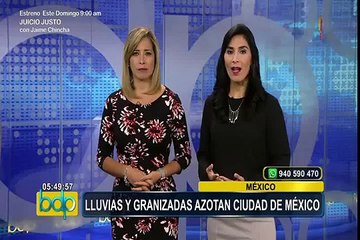 Durante la madrugada lluvia de otoño sorprende a limeños