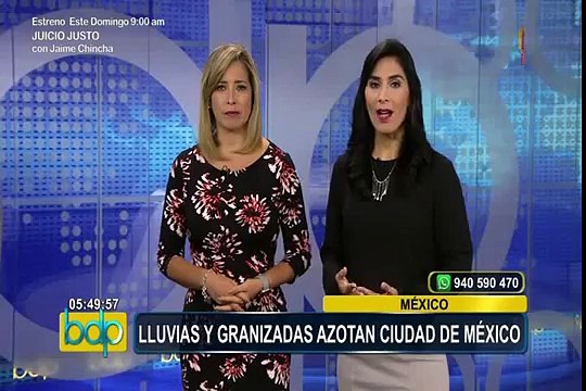 Durante la madrugada lluvia de otoño sorprende a limeños
