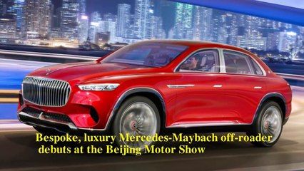 Mercedes -Maybach SUV concept review