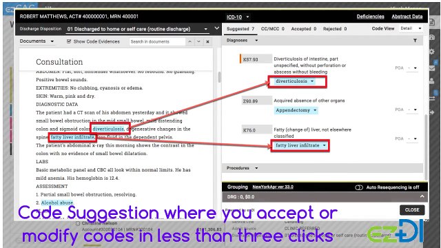 ezCAC - Computer-Assisted Coding Software