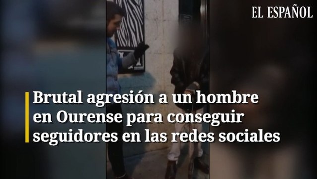 Brutal agresión a un hombre en Ourense para conseguir seguidores en las redes sociales