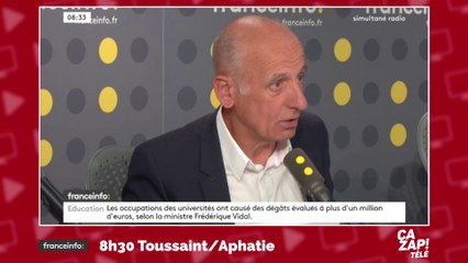 Le gros problème technique en direct sur Franceinfo qui fait rire Jean-Michel Aphatie