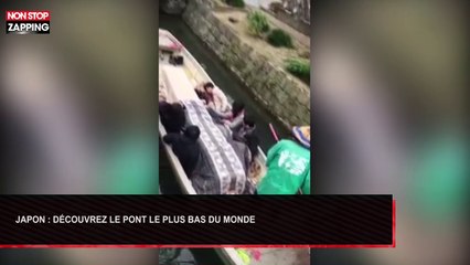 Japon : Découvrez le pont le plus bas au monde (Vidéo)