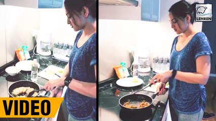 Sonakshi Sinha Cooks Delicious Food In Her Kitchen
