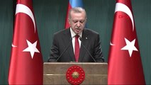 Cumhurbaşkanı Erdoğan, Azerbaycan Cumhurbaşkanı Aliyev ile Ortak Basın Toplantısında Konuştu -3