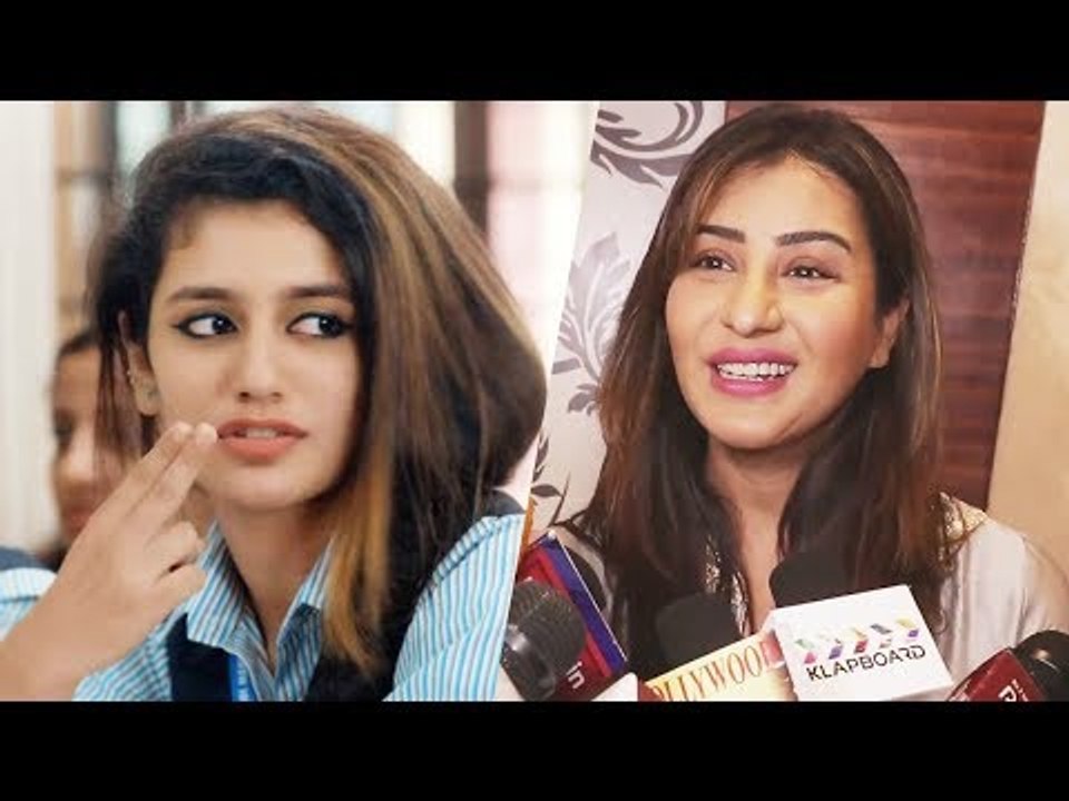 Shilpa Shinde ने जताई अपनी प्रतिक्रिया Priya Prakash Varrier Viral Wink पर | Oru Adaar Love