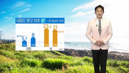 [날씨] 내일 맑고 따뜻...큰 일교차 주의 / YTN