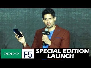 Sidharth Malhotra ने किया Oppo F5 के Special Edition को लॉन्च | India