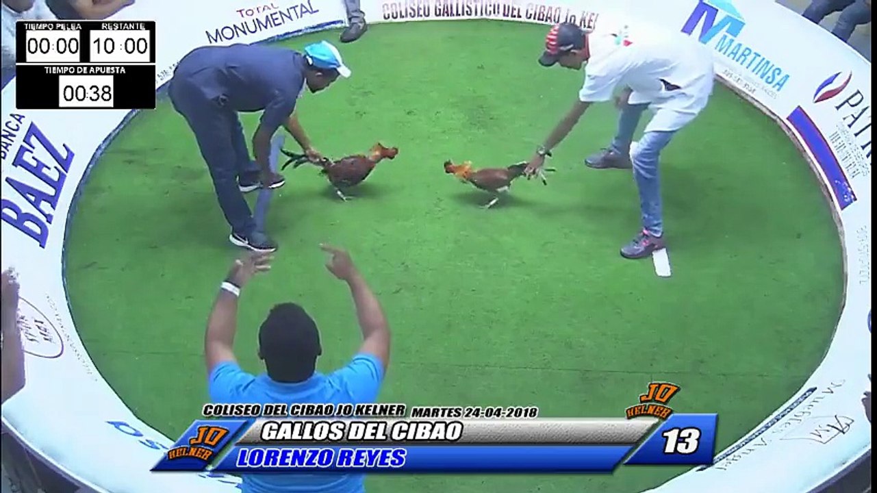 GALLOS DEL CIBAO VS LORENZO REYES