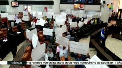 Asamblea Nacional de Nicaragua llama al diálogo por la paz