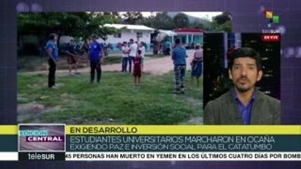 Colombia: pobladores del Catatumbo vuelven a exigir paz