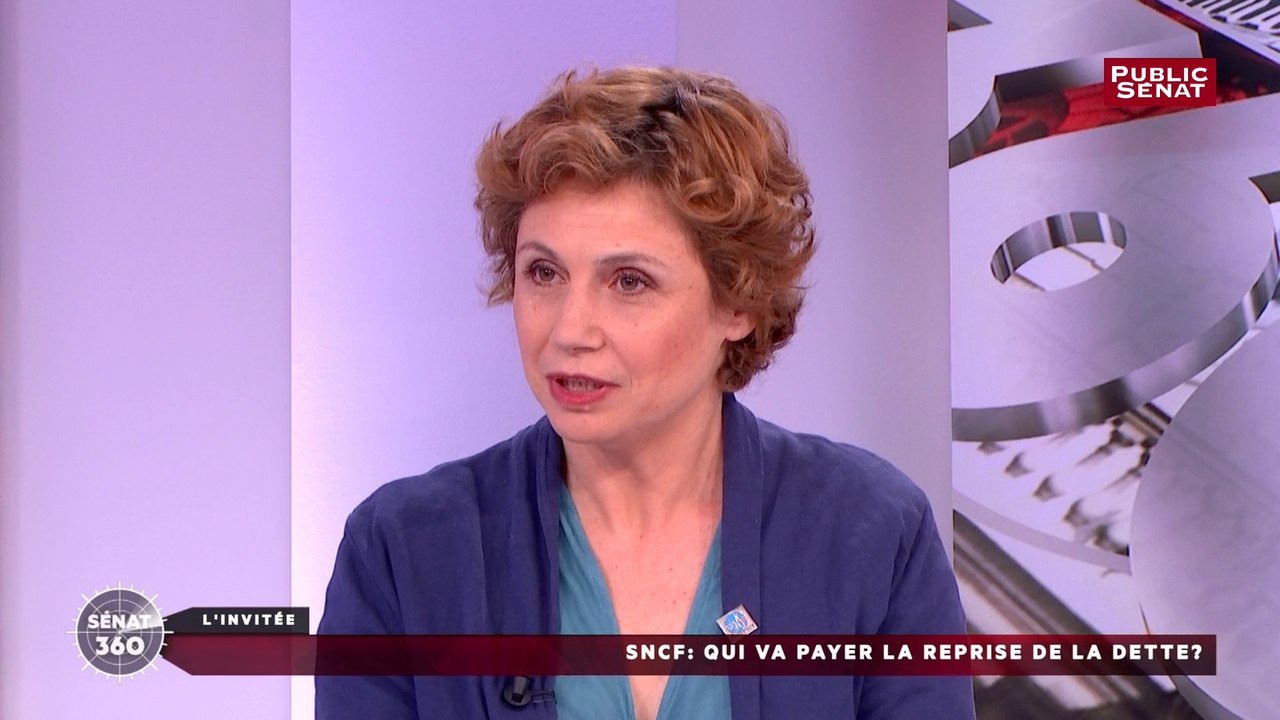 Fanny Arav,  administratrice UNSA ferroviaire  à SNCF Réseau, sur la dette du rail
