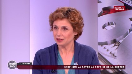 Fanny Arav,  administratrice UNSA ferroviaire  à SNCF Réseau, sur la dette du rail