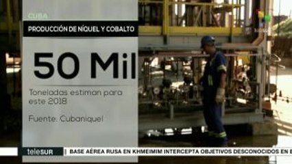 Cuba aumentará la producción de níquel y cobalto