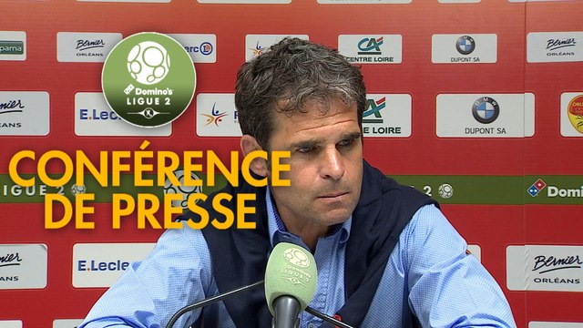 Conférence de presse US Orléans - FBBP 01 (5-1) : Didier OLLE-NICOLLE (USO) - Hervé DELLA MAGGIORE (BBP) - 2017/2018
