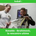 Quand Ronaldo rend visite à Ibrahimovic