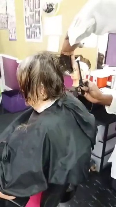 How to cut a Short layered bob haircut step by step
