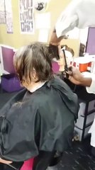 How to cut a Short layered bob haircut step by step