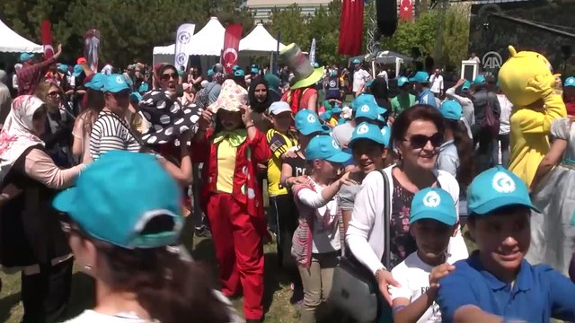 Sığınmacı ve göçmen çocuklar festivalde eğlendi - ANKARA