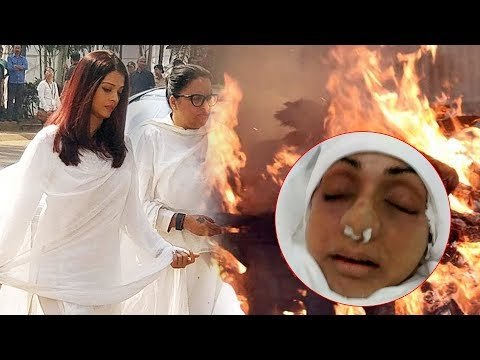 Aishwarya Rai हुई भावुक Sridevi जी को श्रंद्धांजलि देते समय | @ Celebration Sports Club