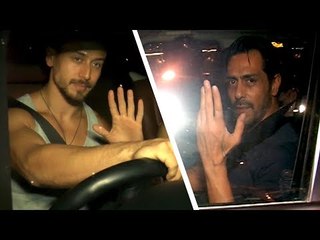 Tiger Shroff और  Arjun Rampal बांद्रा  में  देखे  गए